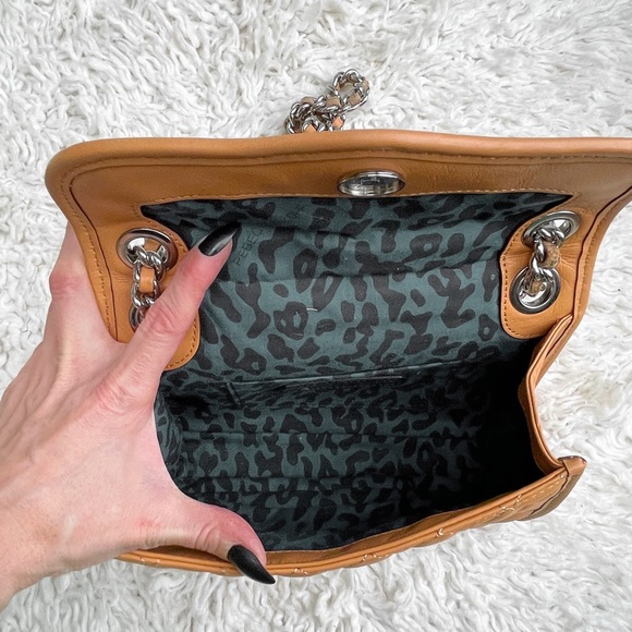 Rebecca Minkoff Quilted Studded Beige Shoulder Bag - Picture 11 of 17